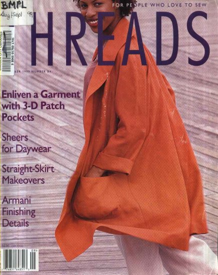 Threads Magazine Back Issue August September 1999 Issue 84 Used