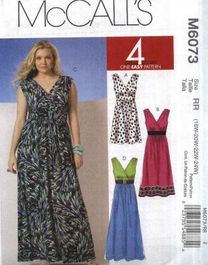 Butterick Sewing Pattern B4919 Retro &apos;52 Vintage Style Dress