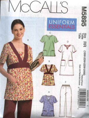 mccallu002639s sewing pattern 5895 womans plus size 18w 24w scrub scrub sewing patterns 300x399 4cec8d5ab1f6a 36434n Scrub Sewing Patterns