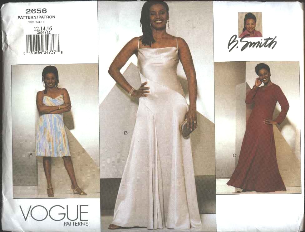 Vogue Sewing Pattern 2656 V2656 Misses Size 12-14-16 Wedding Bridal Dress Formal Gown B. Smith