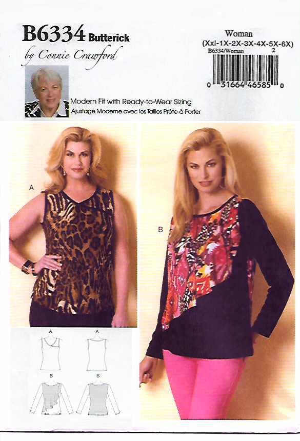 Butterick Plus Size Patterns
 Butterick Sewing Pattern 6334 B6334 Women s Plus Size 18W 44W Easy