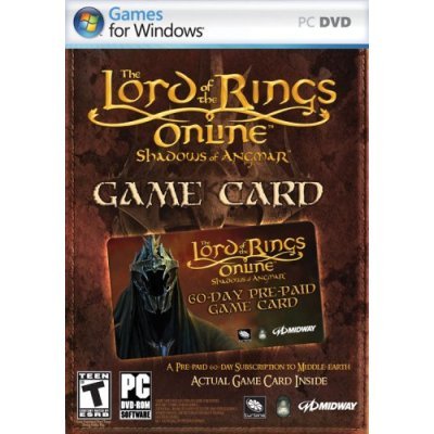Lord of the Rings Shadows of Angmar Prepaid 60-Day Game Time Card