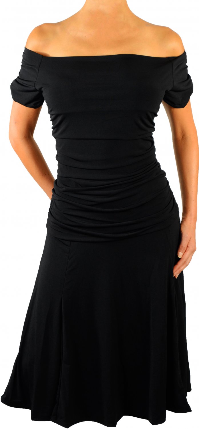 DB9 FUNFASH DRESS GOTHIC BLACK WOMEN DRESS COCKTAIL CRUISE DRESS SIZE LARGE 9 11