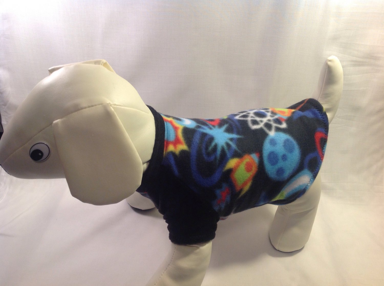 dog shirt X SMALL Brand New Handmade spaceship dog shirts fleece sweater sweatshirt puppy