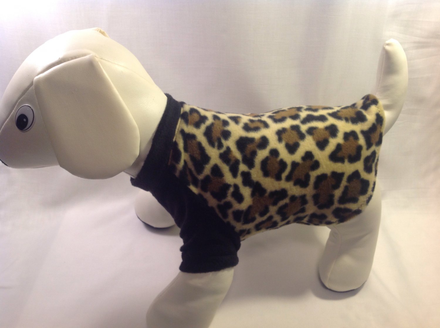 dog shirt X SMALL Brand New Handmade leopard dog shirts fleece sweater sweatshirt puppy