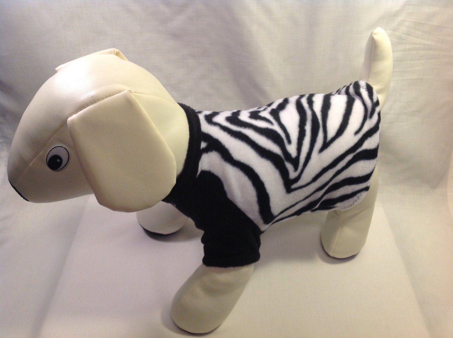 dog shirt X SMALL black white zebra dog shirts fleece sweater sweatshirt puppy