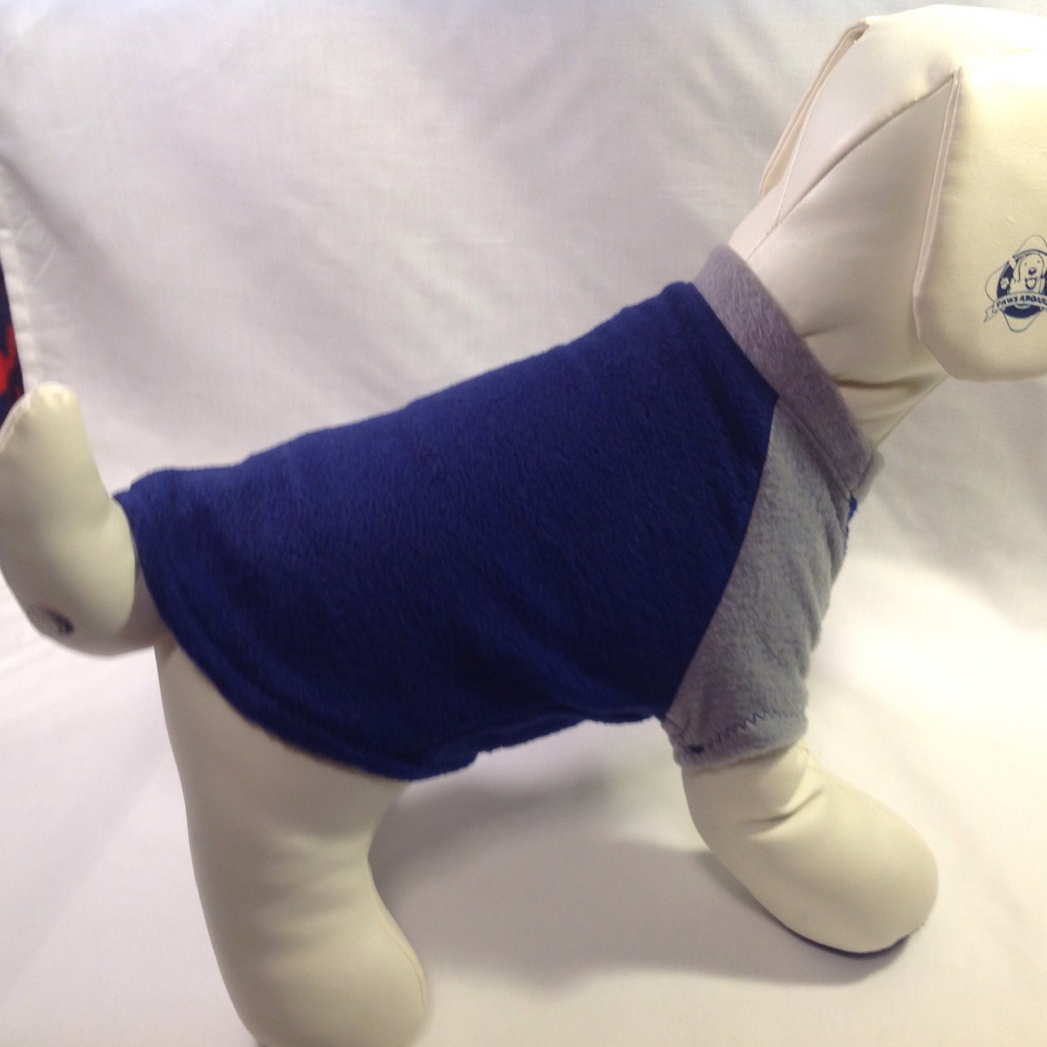 dog shirt X SMALL navy blue dog shirts fleece sweater sweatshirt puppy