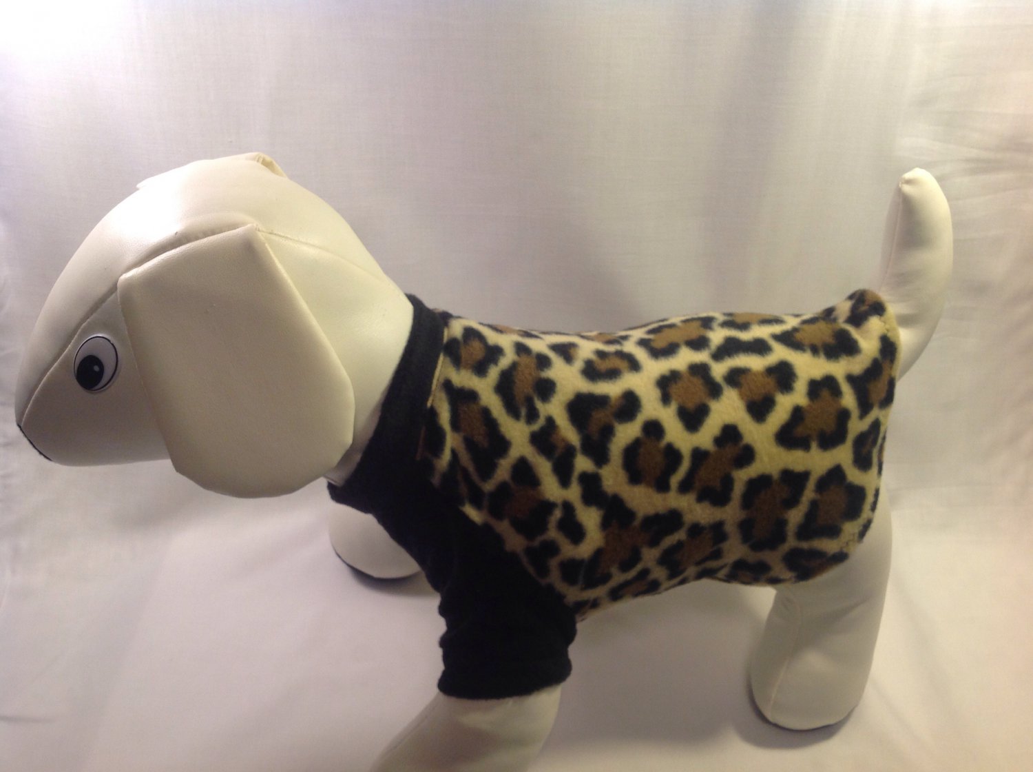 dog shirt SMALL leopard dog shirts fleece sweater sweatshirt puppy