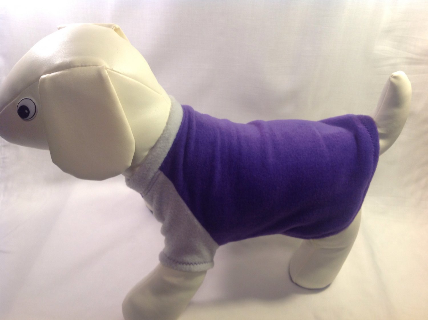 dog shirt LARGE purple dog shirts fleece sweater sweatshirt puppy