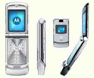 UNLOCKED MOTOROLA V3 Silver RAZR RAZOR GSM PHONE New