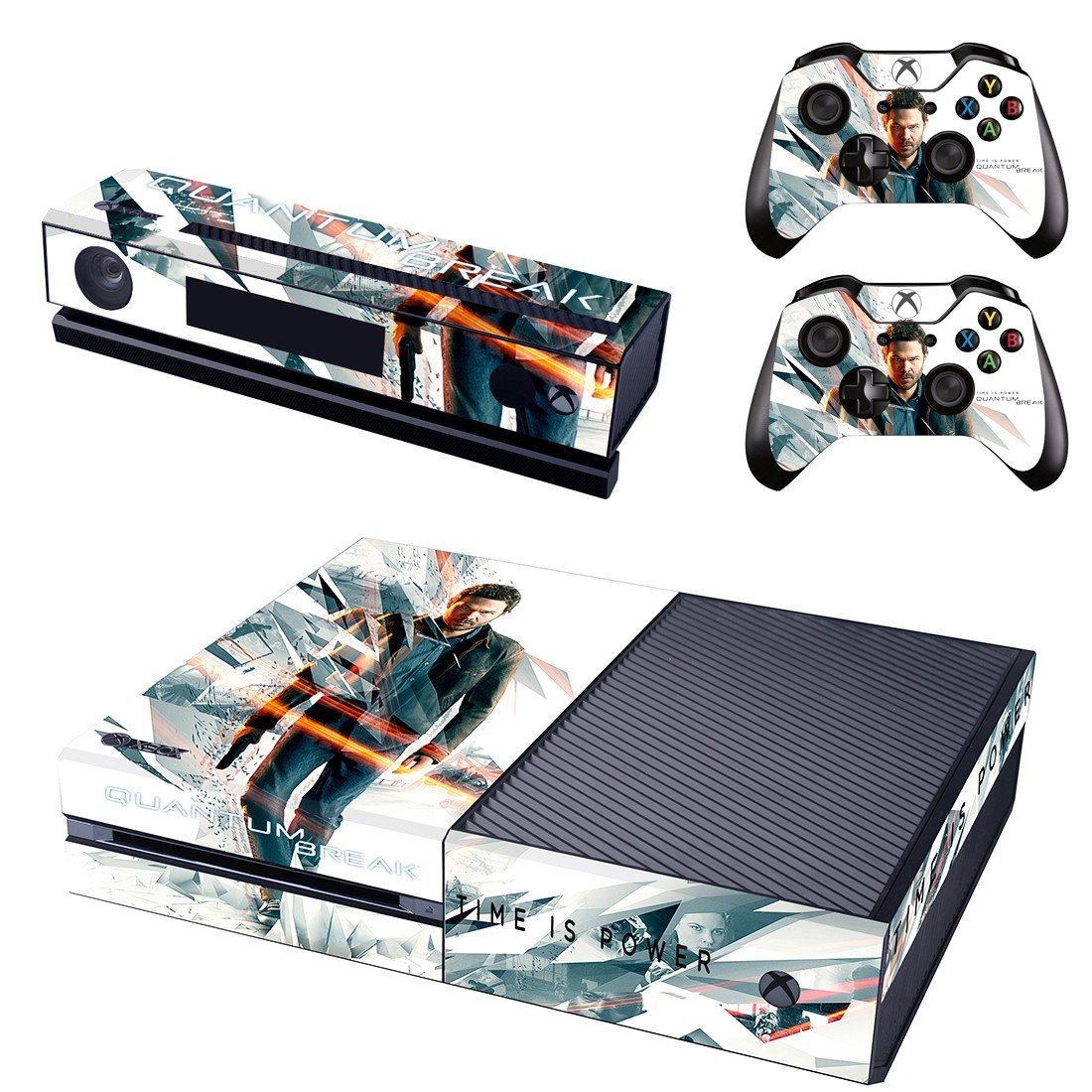 Quantum Break skin decal for Xbox one console and 2 controllers