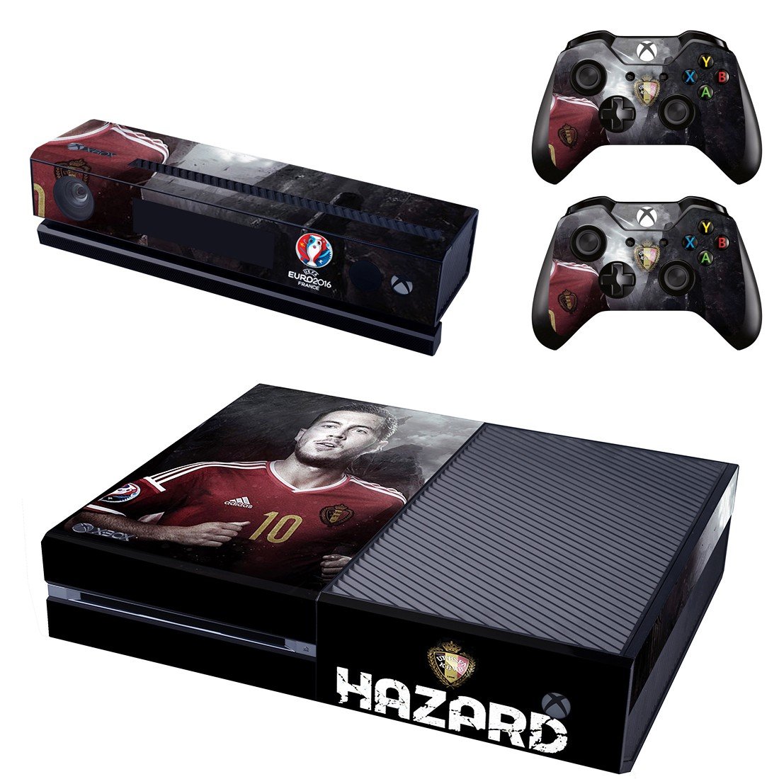 Euro2016 France Hazard skin decal for Xbox one console and 2 controllers
