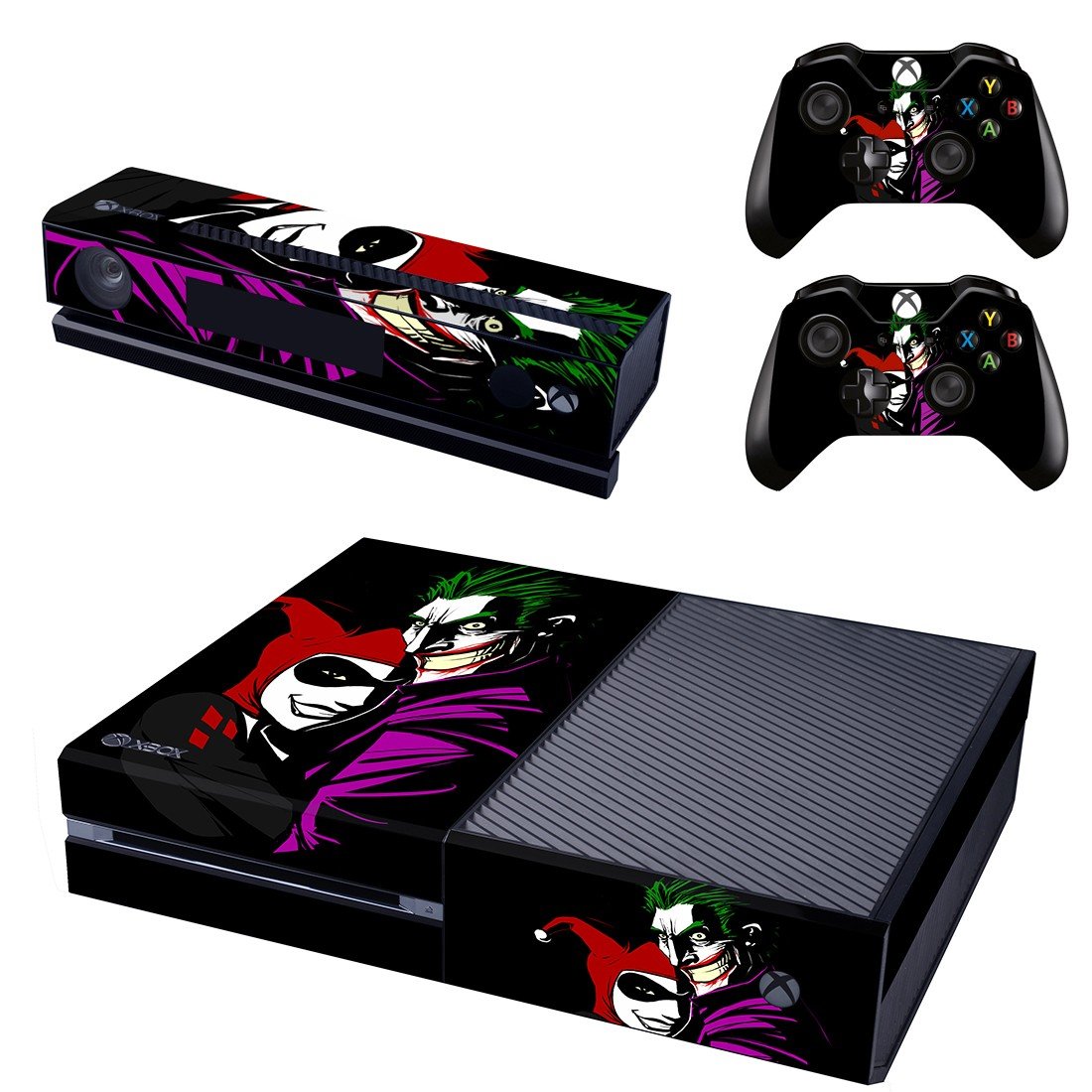 supervillain skin decal for Xbox one console and controllers