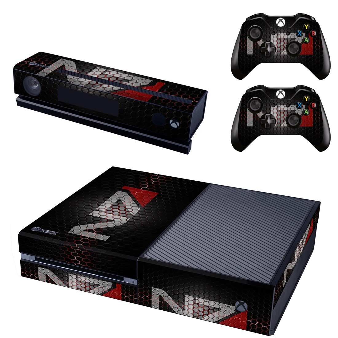 n7 skin decal for Xbox one console and controllers