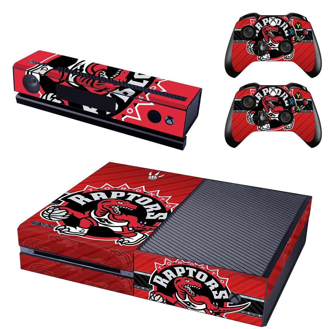 raptors skin decal for Xbox one console and controllers
