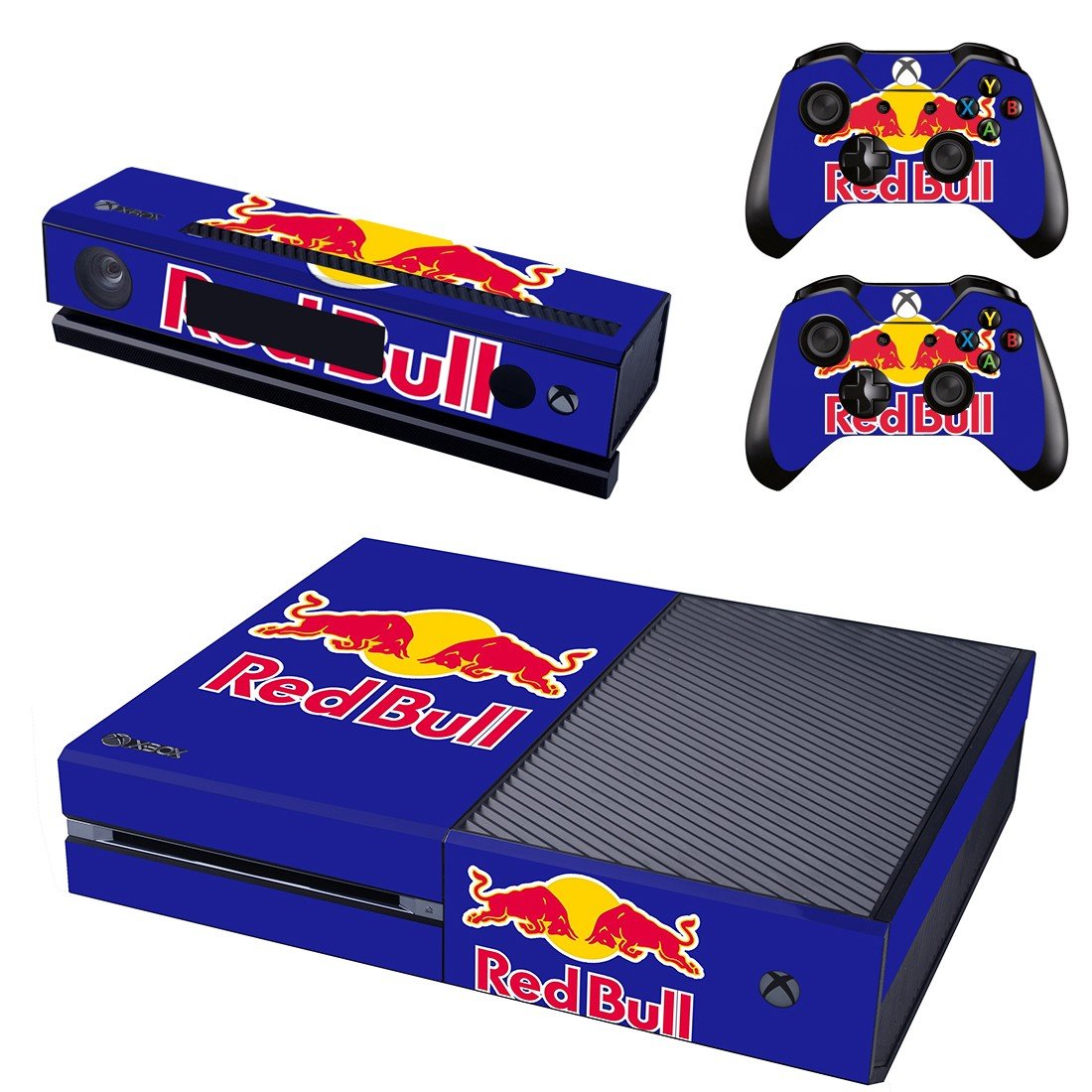 redbull skin decal for Xbox one console and controllers