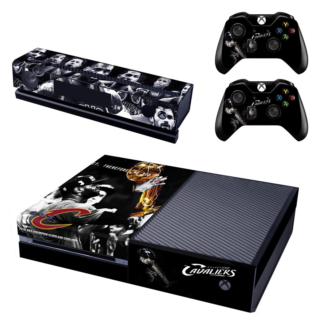 claveland cavaliers skin decal for Xbox one console and controllers