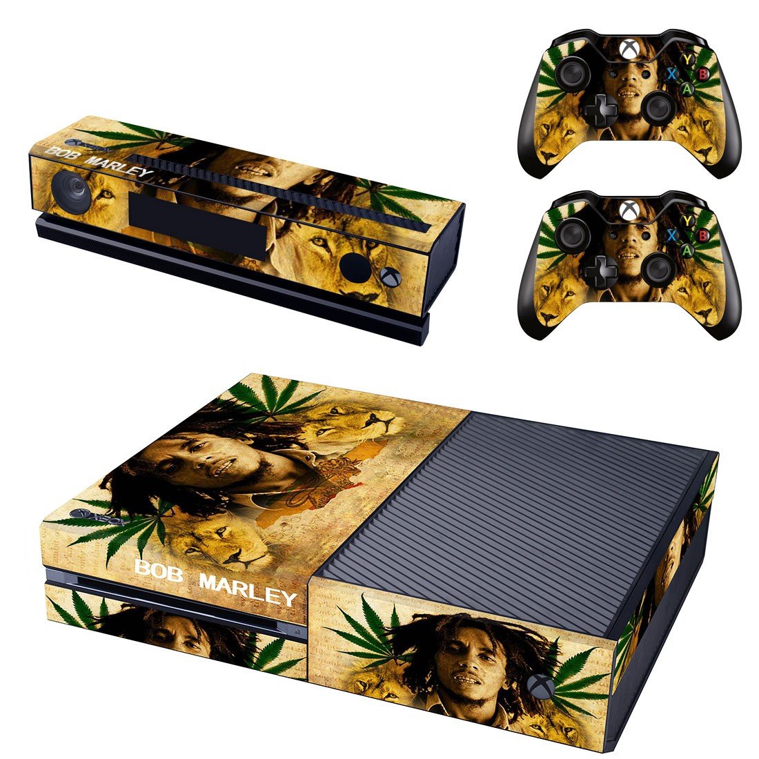 bob marley skin decal for Xbox one console and controllers
