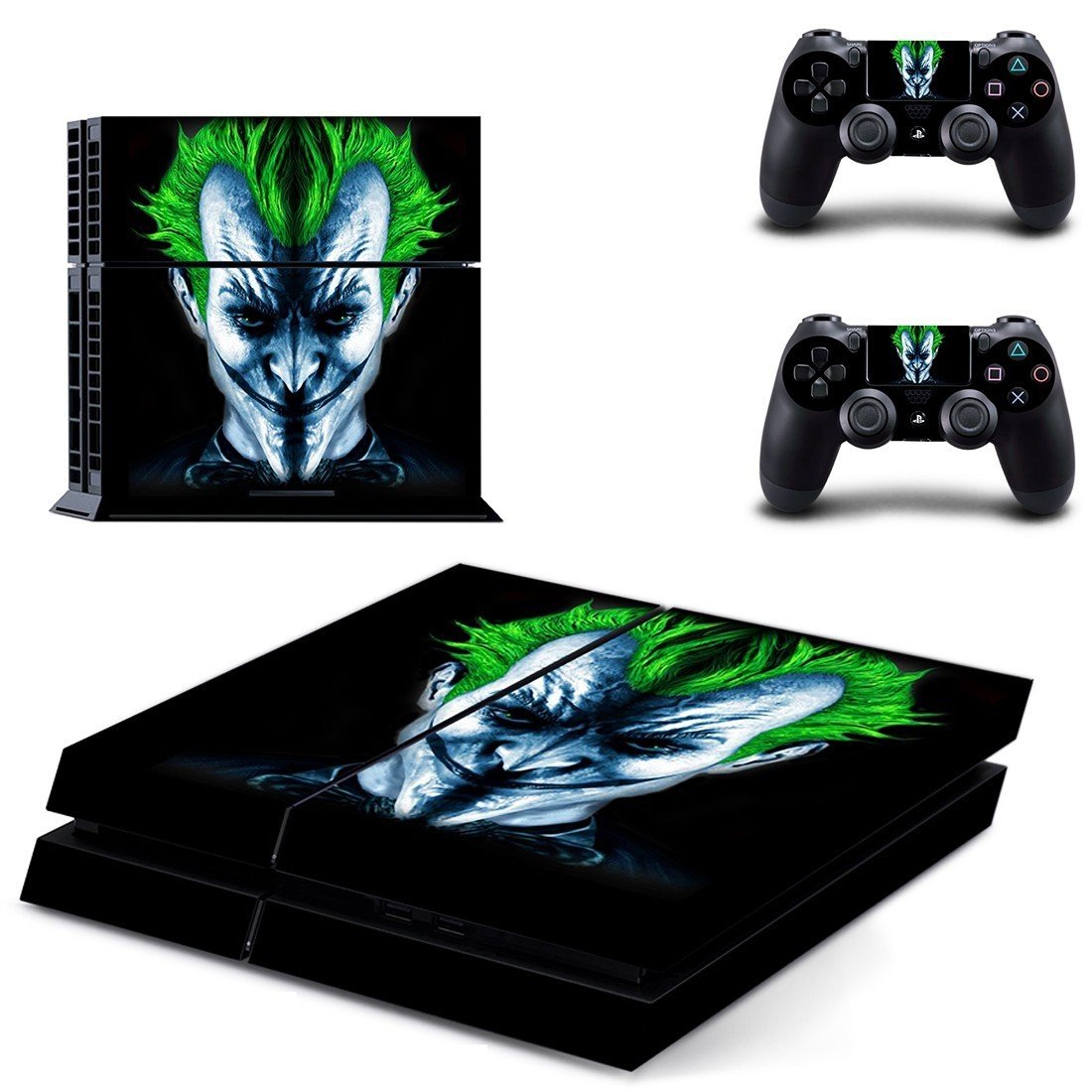 the joker ps4 skin decal for console and controllers