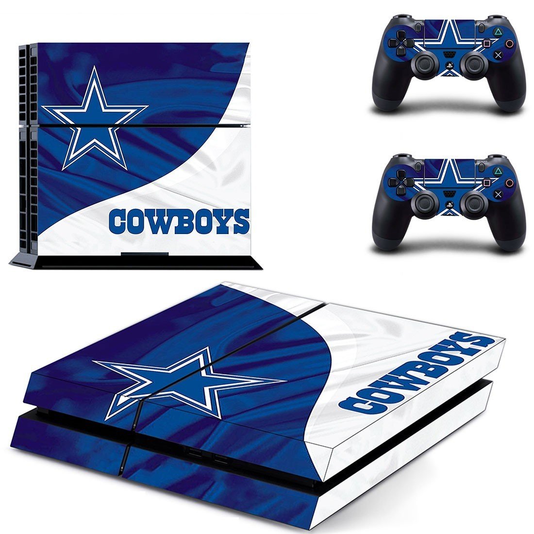 cowboys ps4 skin decal for console and controllers
