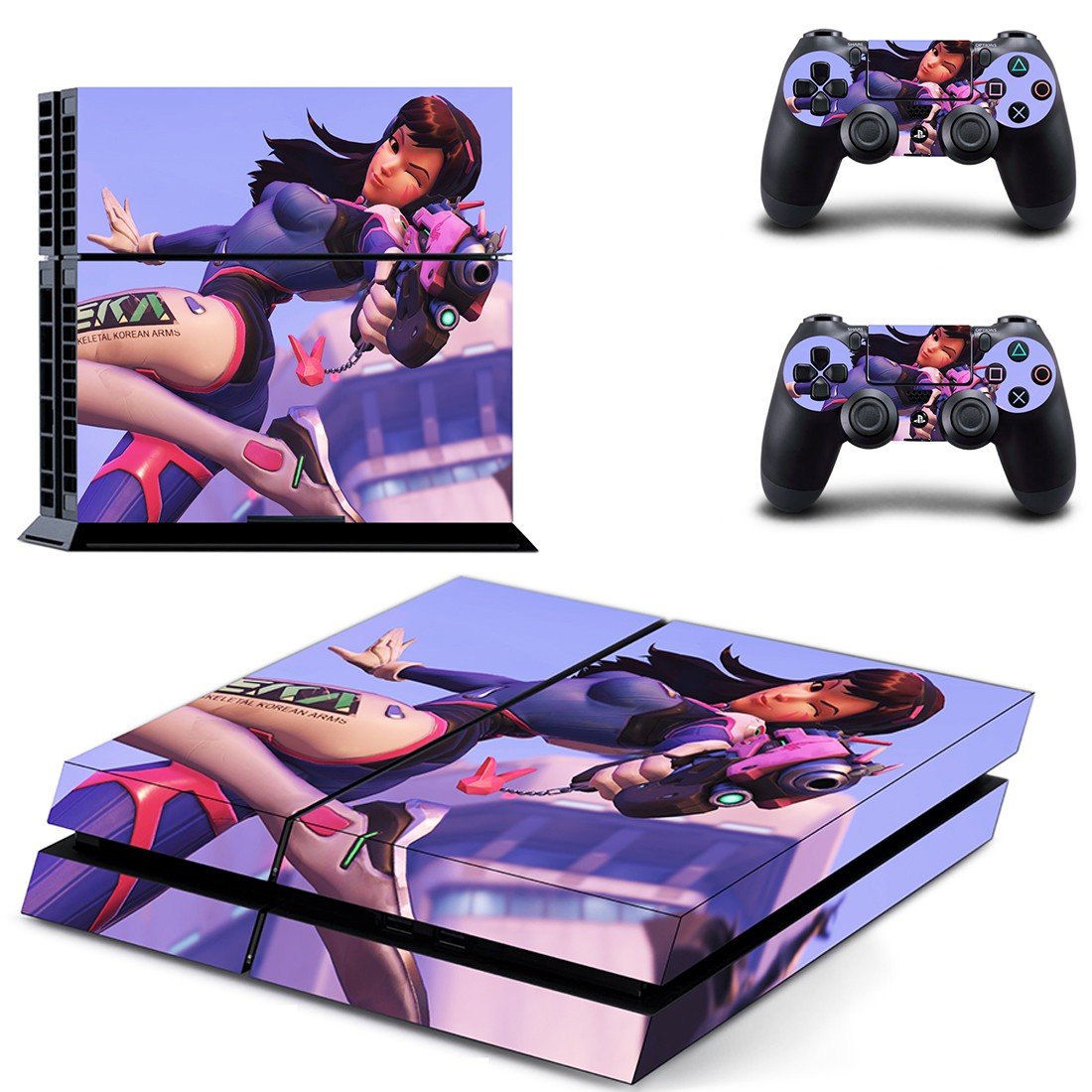 tracer before and after ps4 skin decal for console and controllers