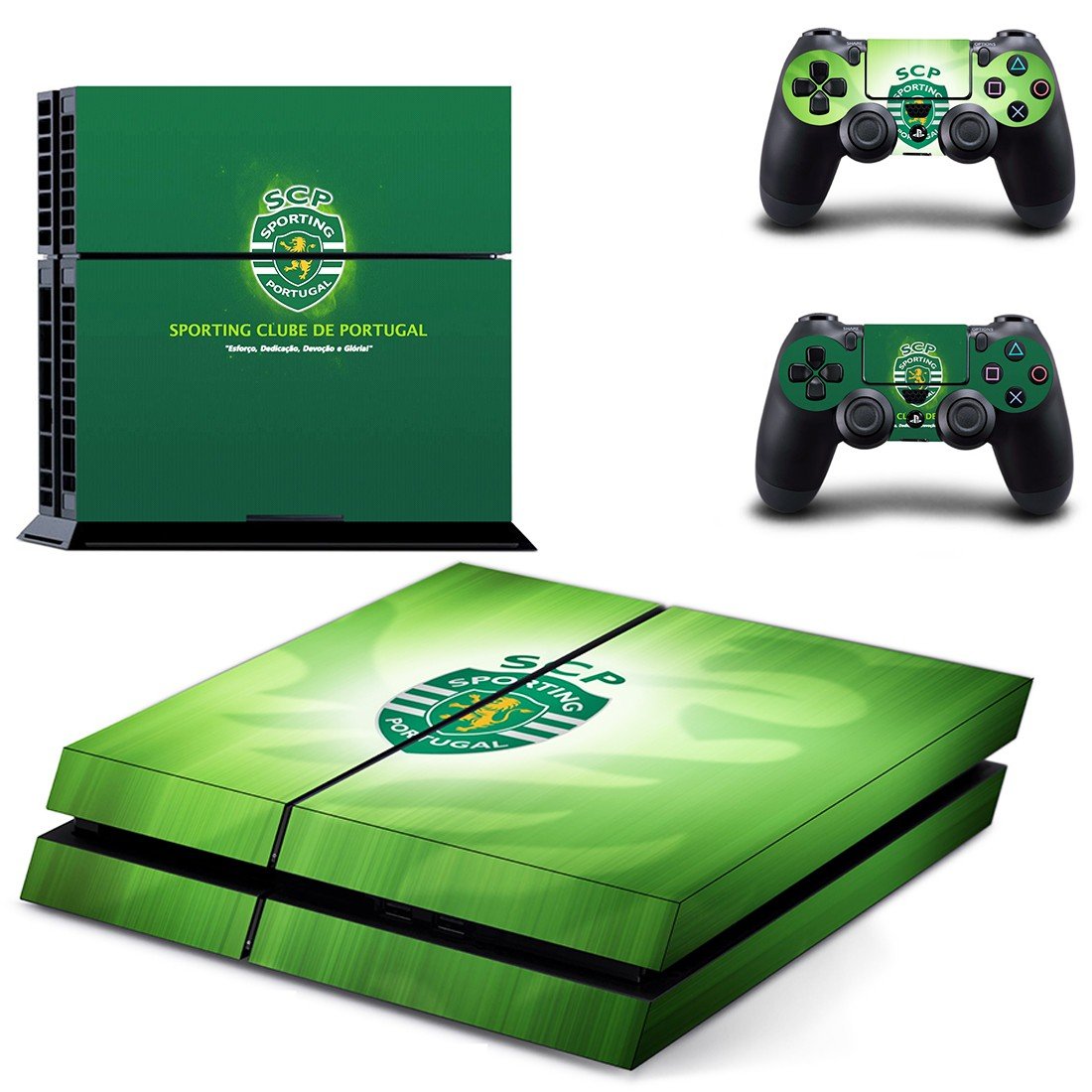 sporting club portugal ps4 skin decal for console and controllers