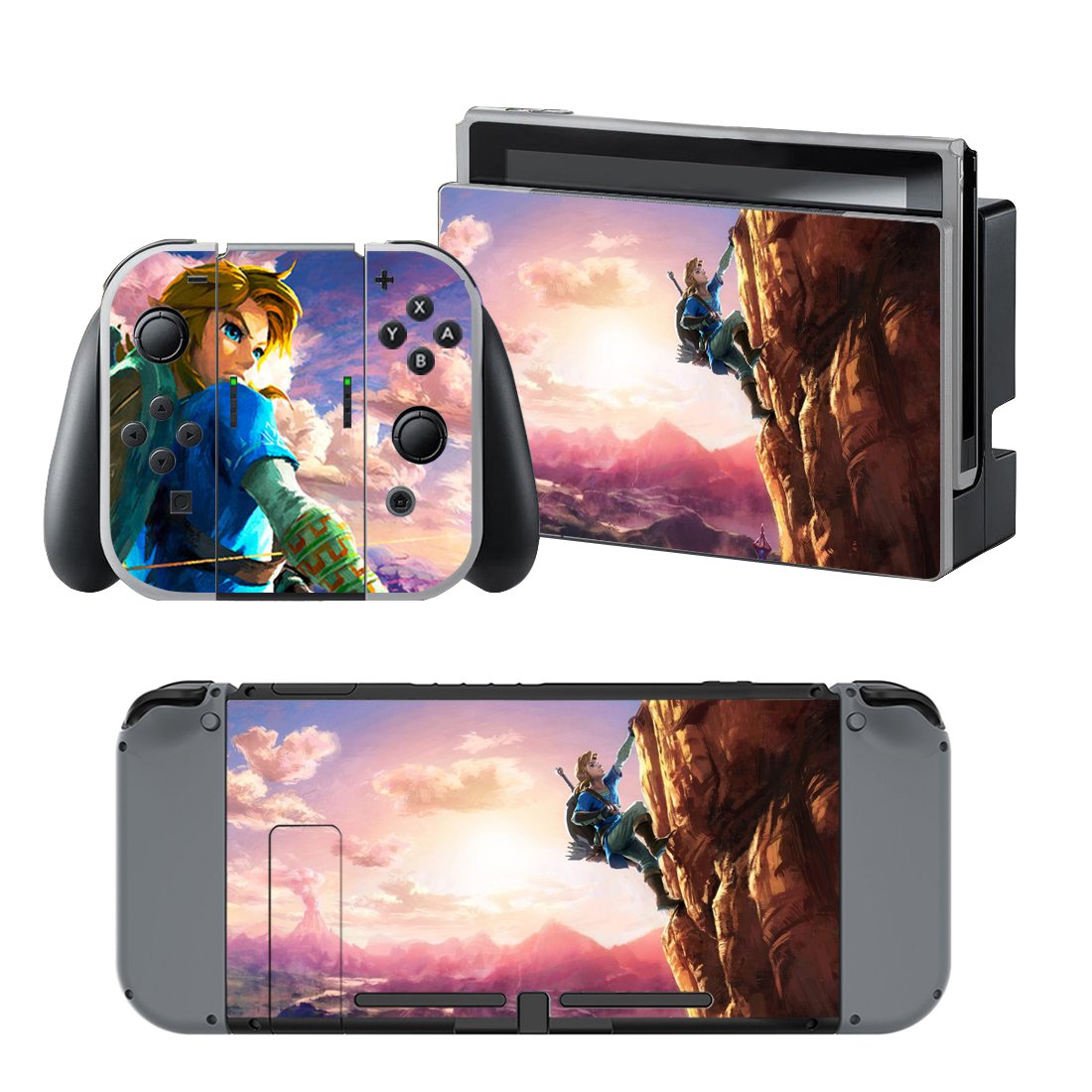 Splatoon design decal for Nintendo switch console sticker skin