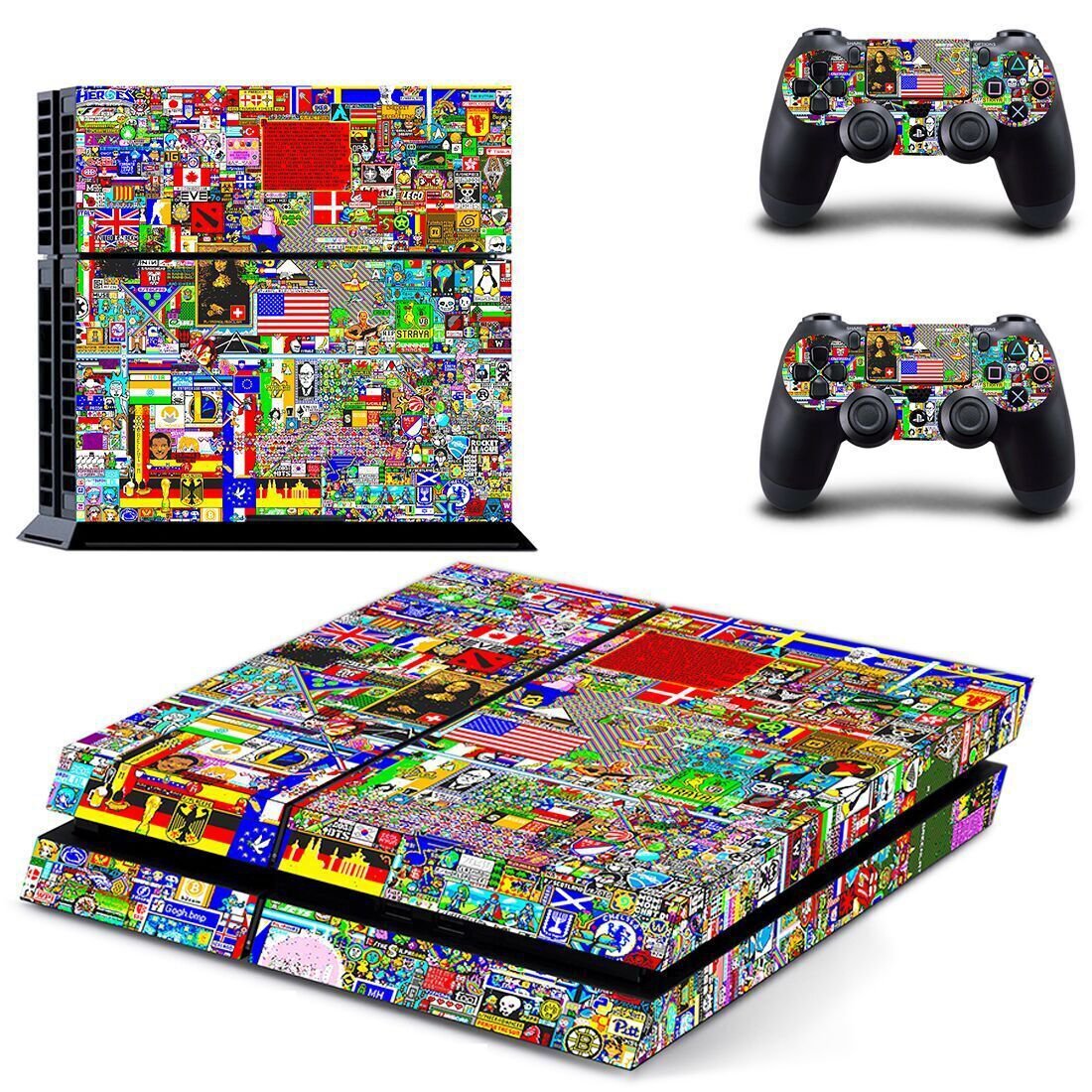 ps4 skin decal for console and controllers