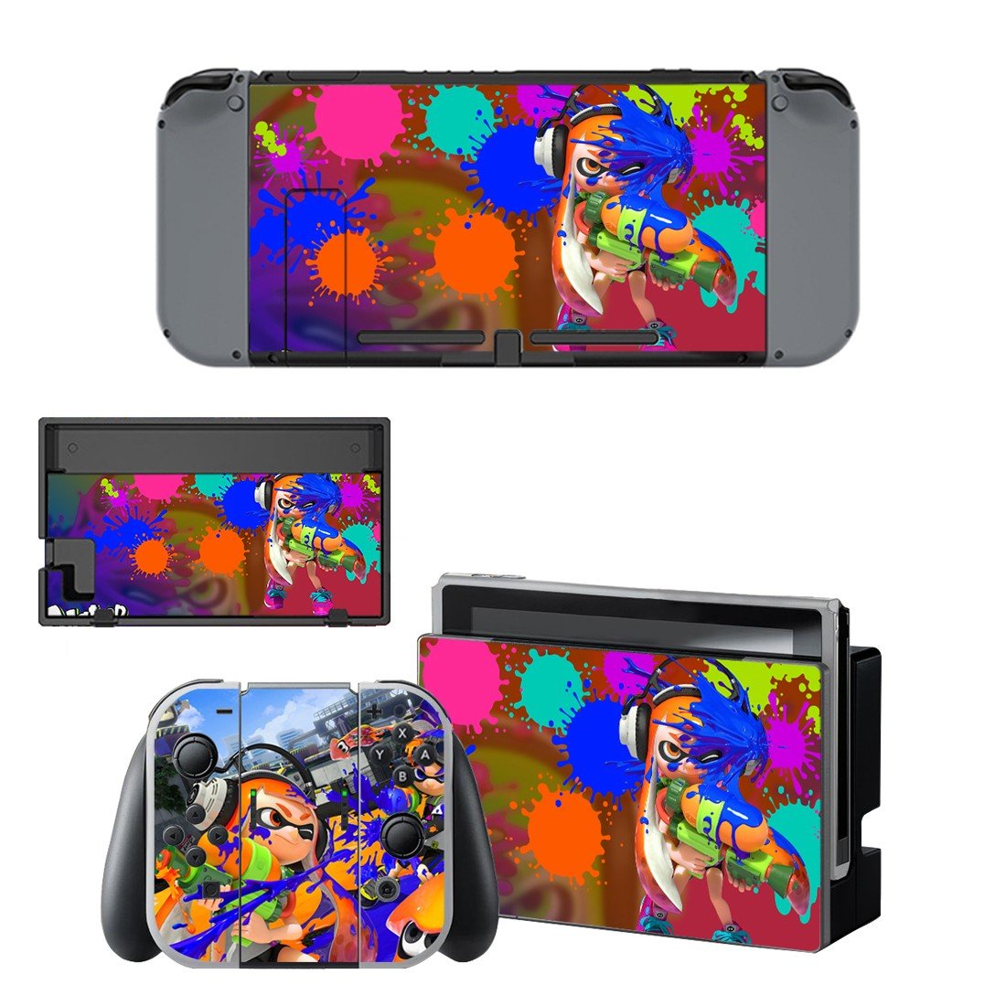 Splatoon decal for Nintendo switch console sticker skin