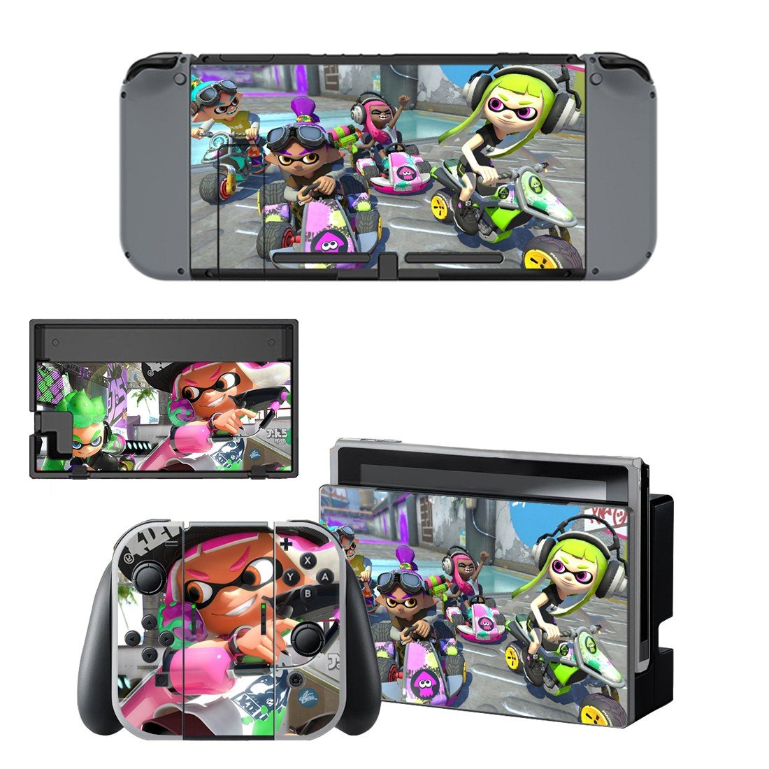 Splatoon decal for Nintendo switch console sticker skin