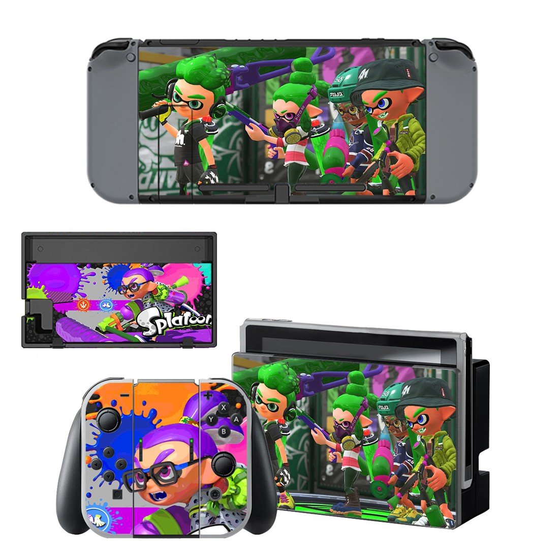 Splatoon decal for Nintendo switch console sticker skin