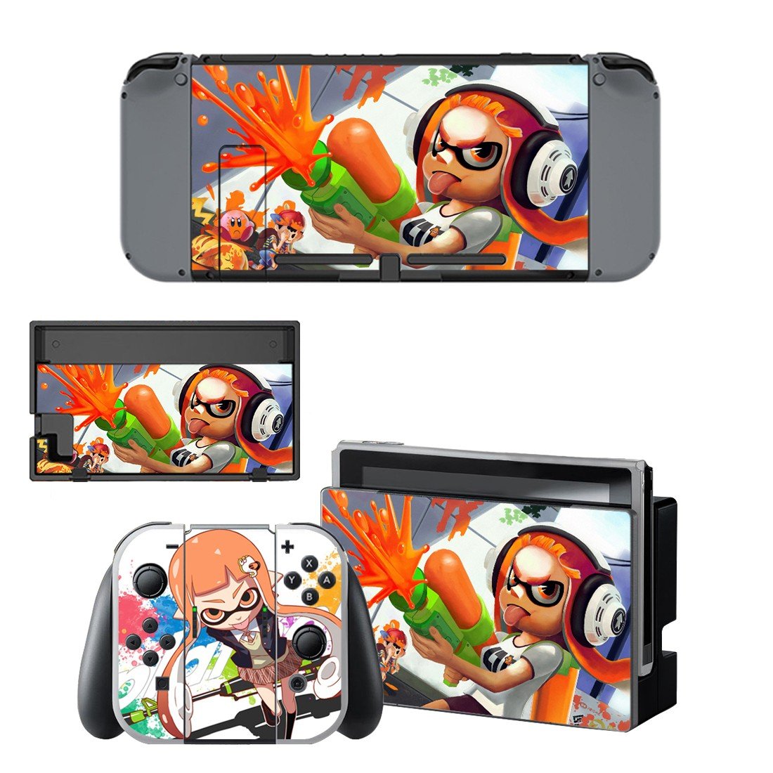 Splatoon decal for Nintendo switch console sticker skin