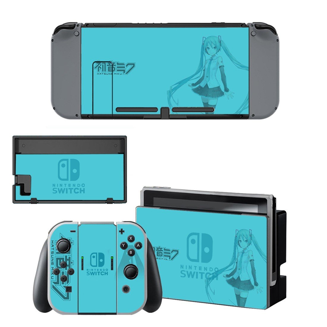 Hatsune Miku decal for Nintendo switch console sticker skin