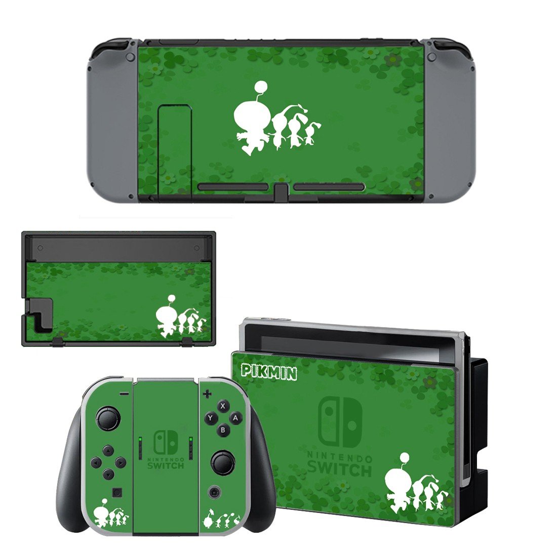 Pikmin decal for Nintendo switch console sticker skin