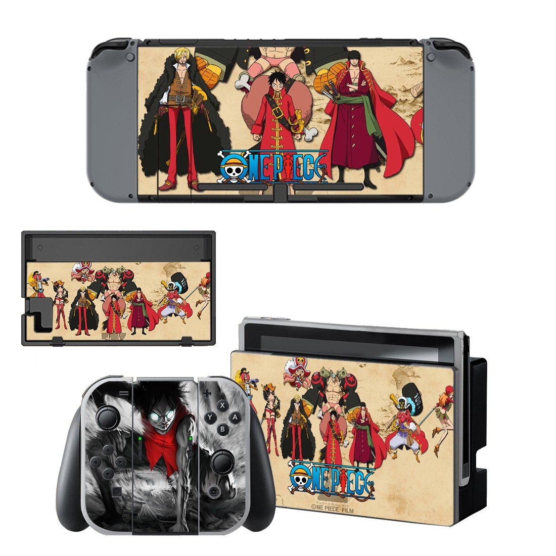 One Piece decal for Nintendo switch console sticker skin