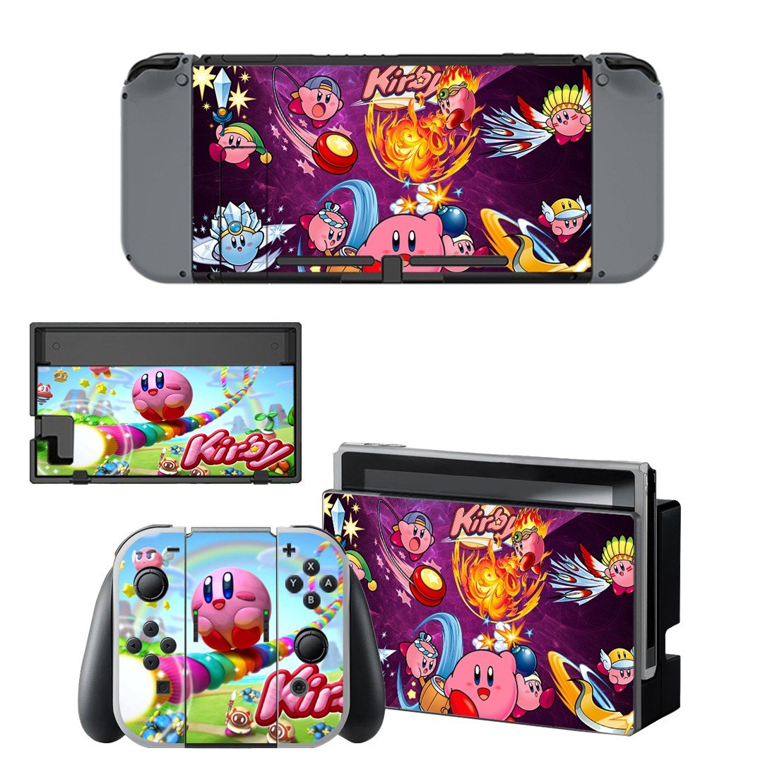 Kirby decal for Nintendo switch console sticker skin