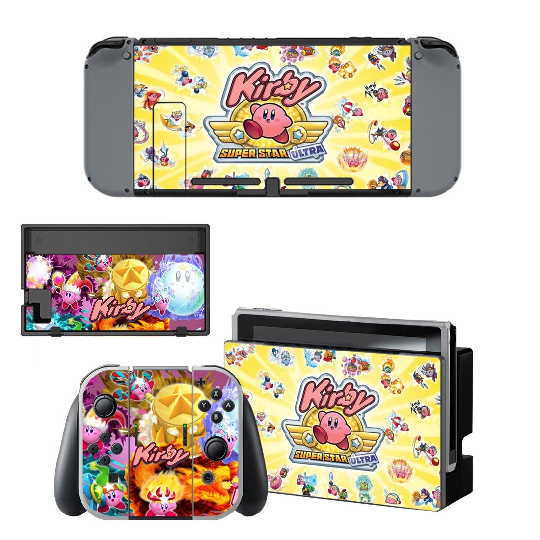 Kirby decal for Nintendo switch console sticker skin
