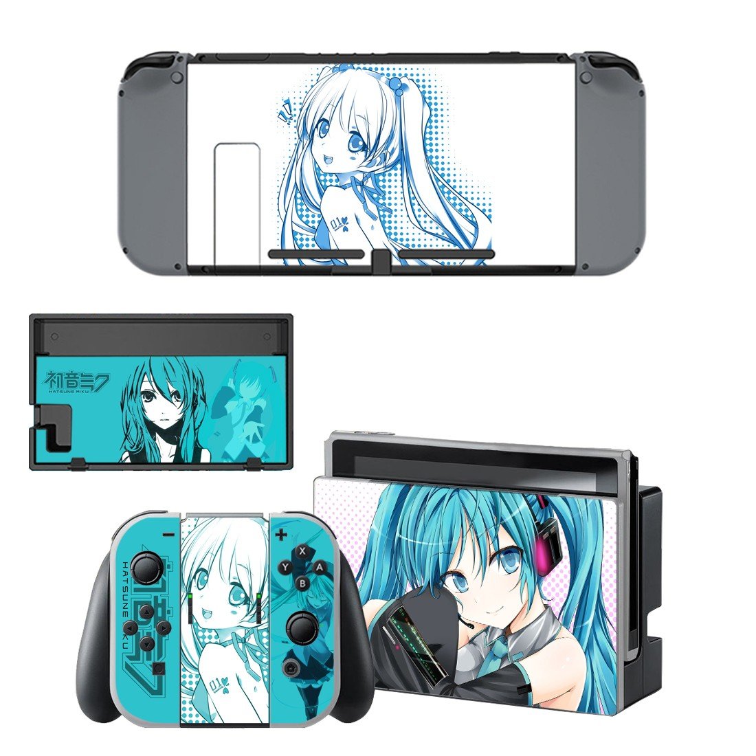 Hatsune Miku decal for Nintendo switch console sticker skin
