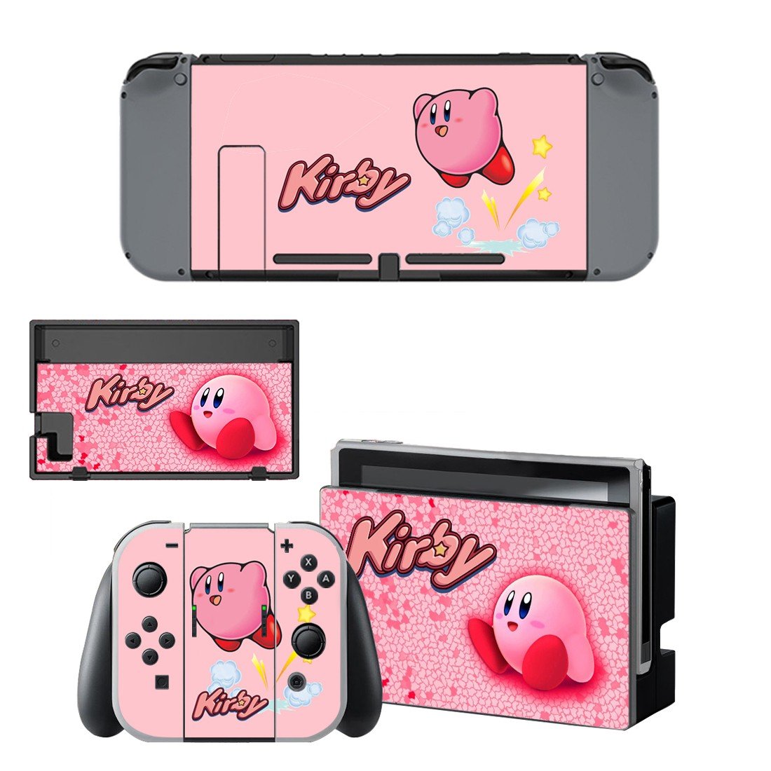 Kirby decal for Nintendo switch console sticker skin