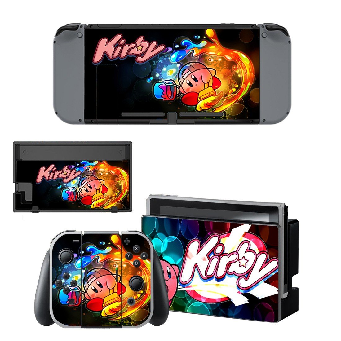 Kirby decal for Nintendo switch console sticker skin