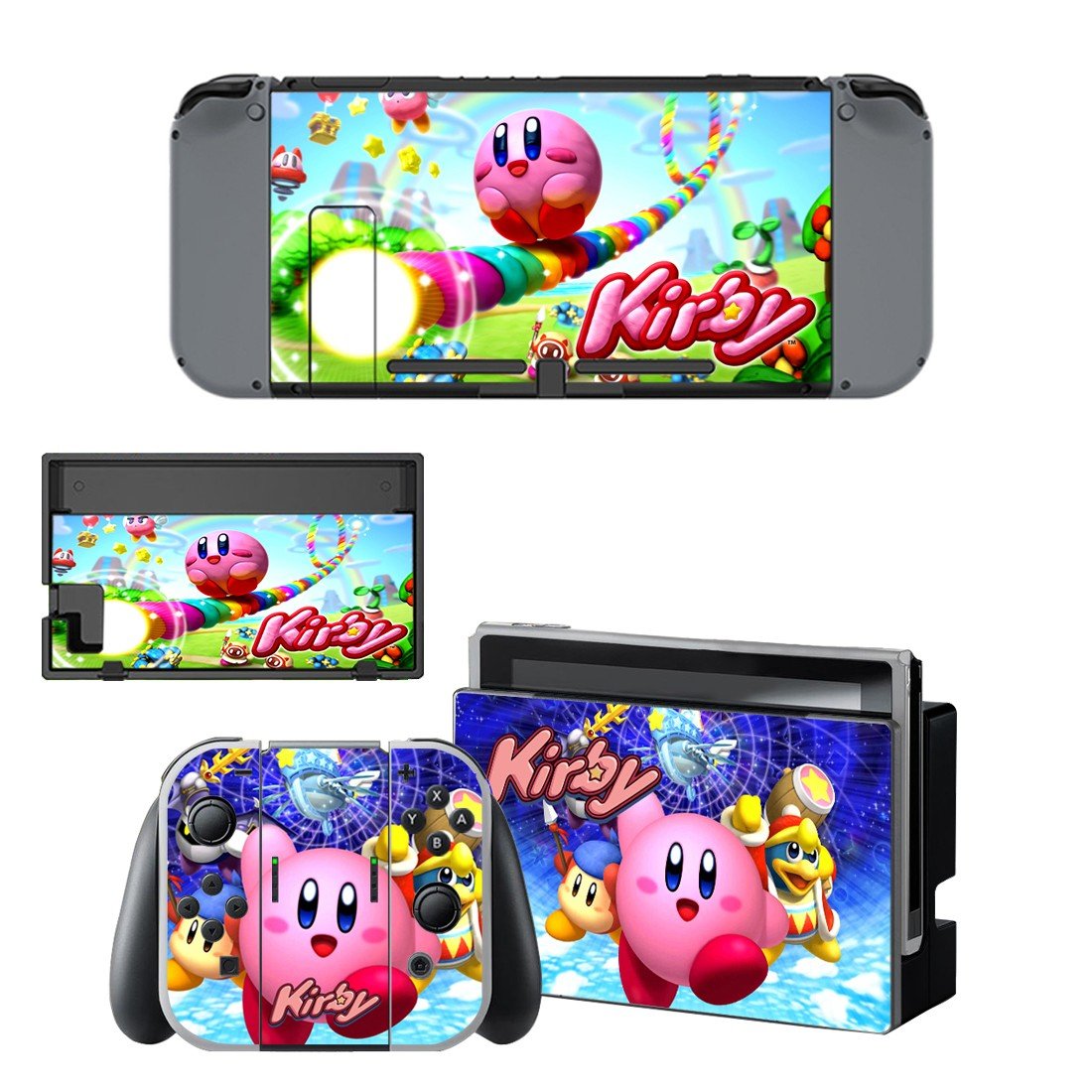 Kirby decal for Nintendo switch console sticker skin
