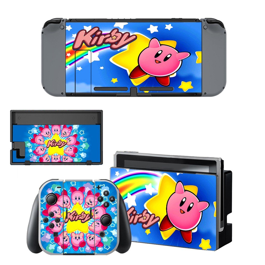 Kirby decal for Nintendo switch console sticker skin