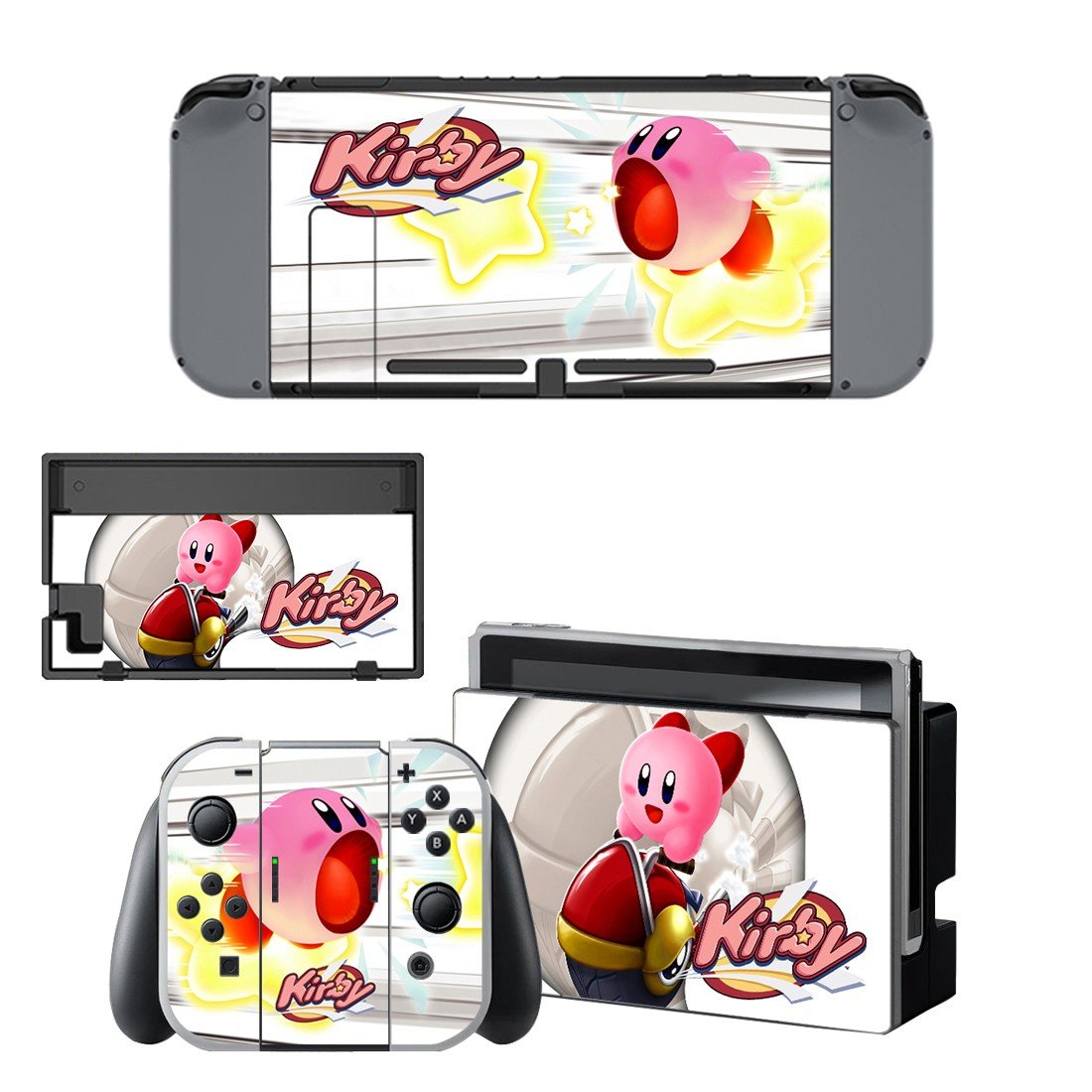 Kirby decal for Nintendo switch console sticker skin