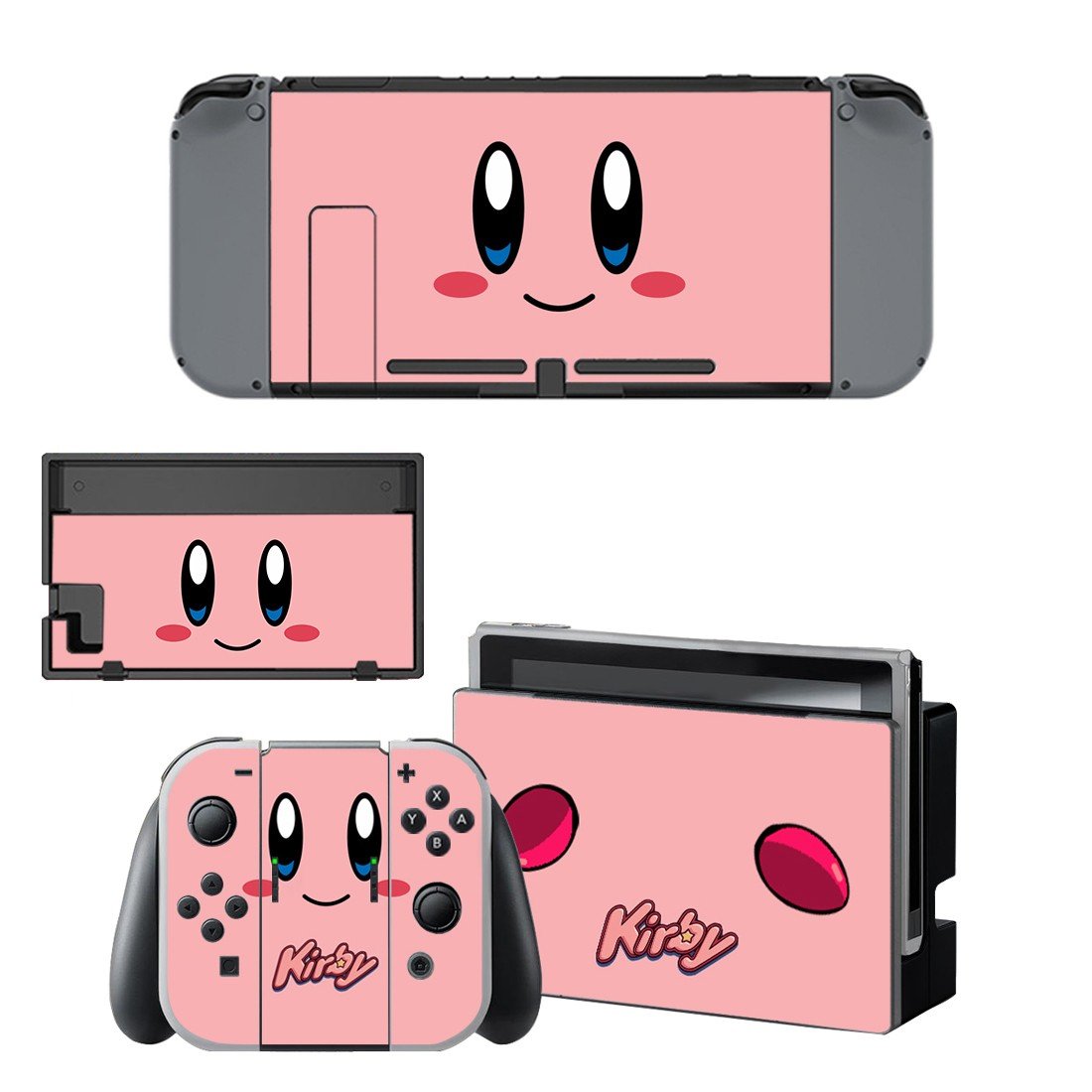 Kirby decal for Nintendo switch console sticker skin