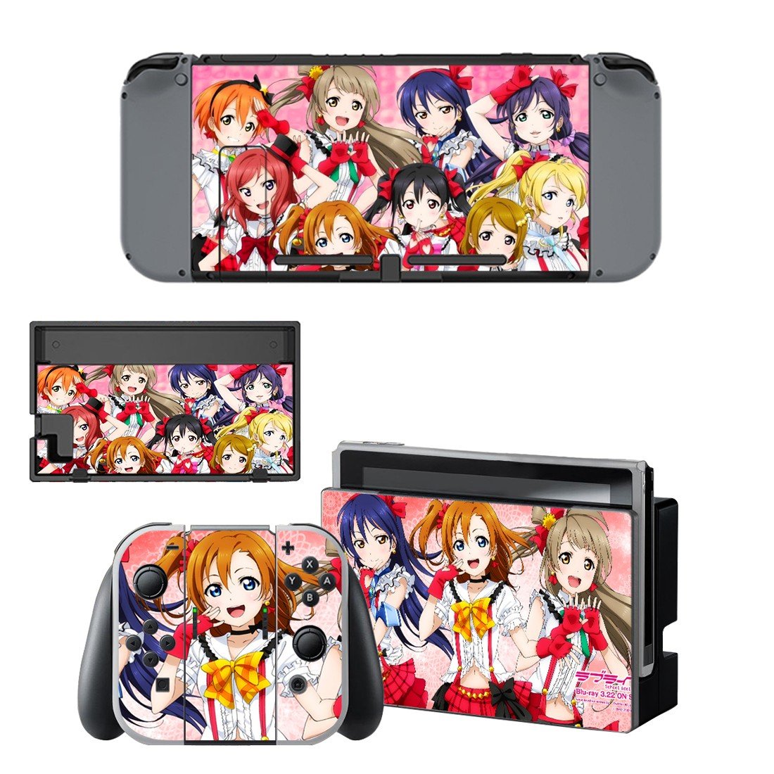 LoveLive decal for Nintendo switch console sticker skin