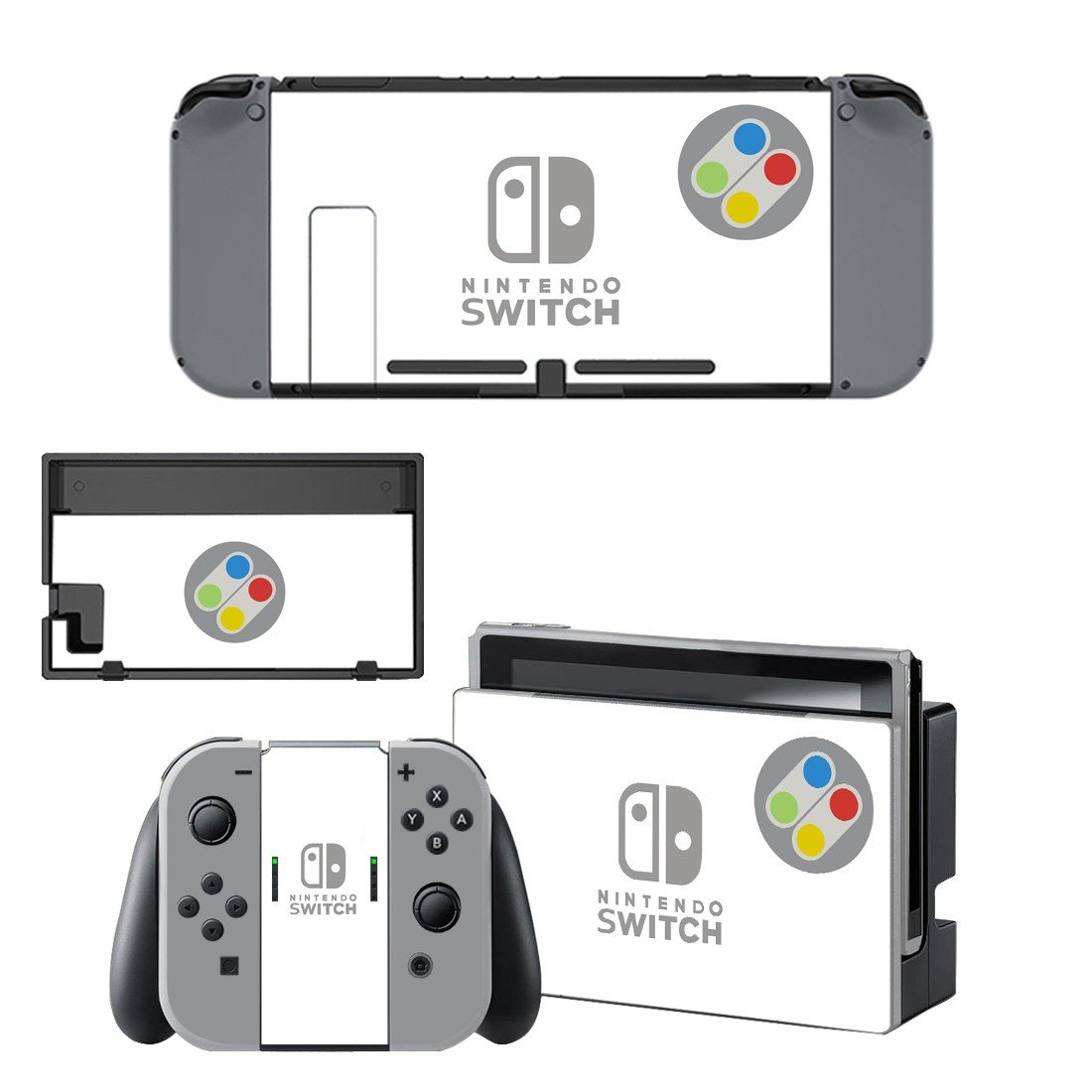 Circle decal for Nintendo switch console sticker skin