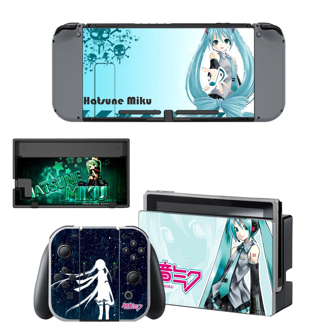 Hatsune Miku decal for Nintendo switch console sticker skin