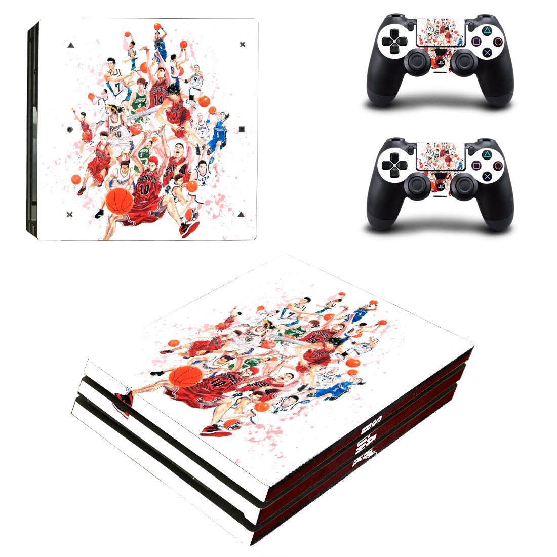 Slam Dunk Anime ps4 pro skin decal for console and controllers