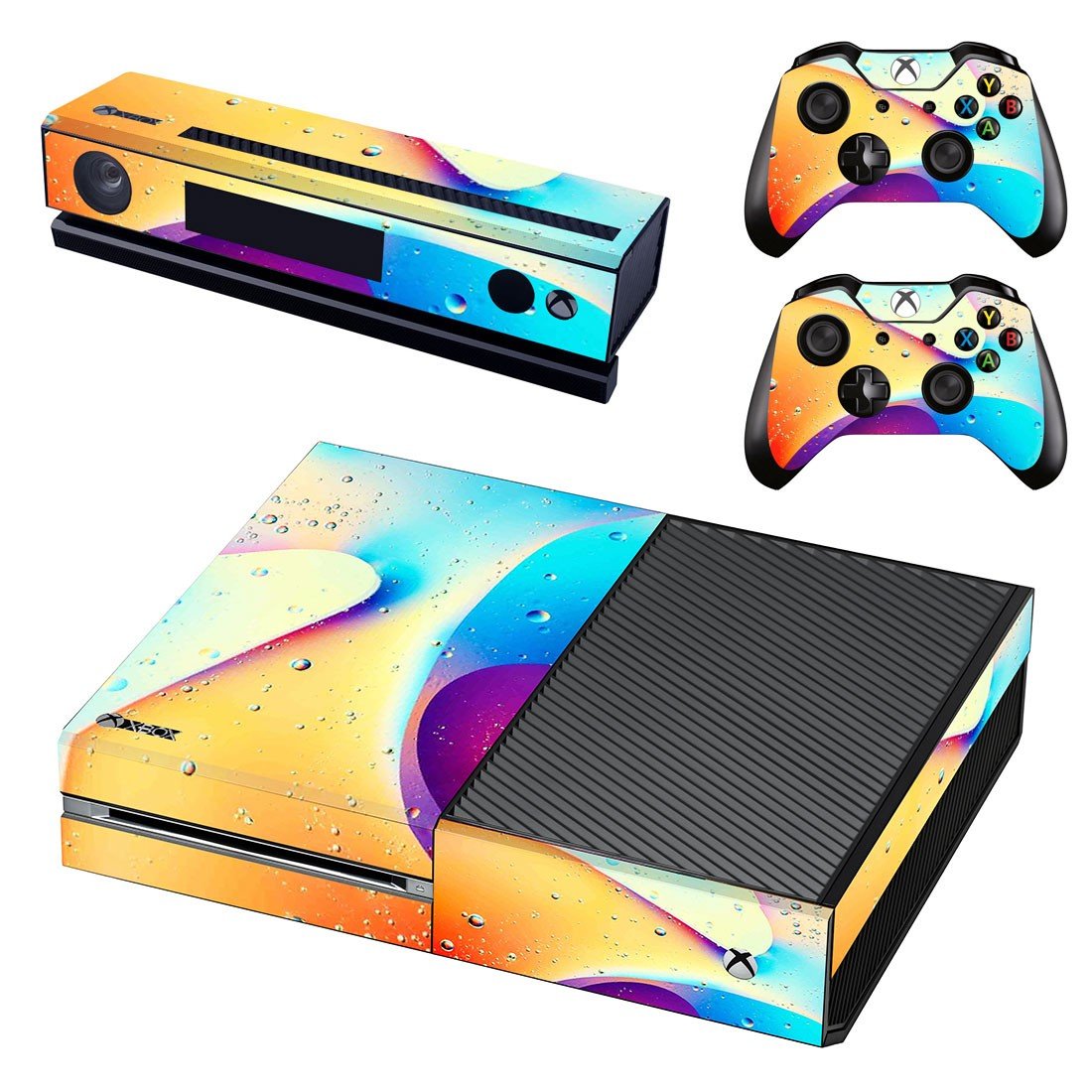 Colorful Shape skin decal for Xbox one console and controllers