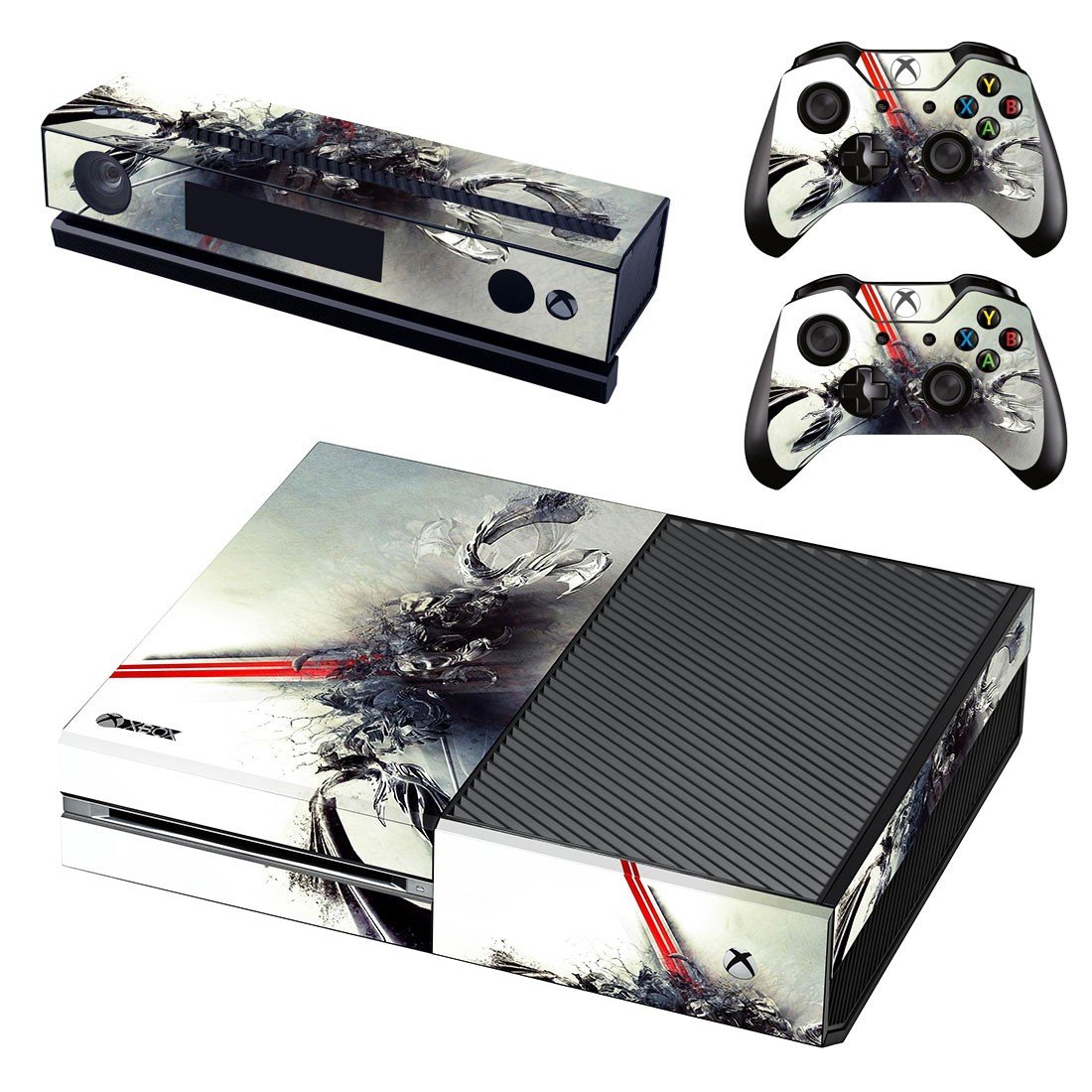 Color blast background skin decal for Xbox one console and controllers